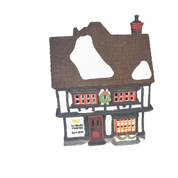 Dickens Village Tutbury Printer Heritage Village Collection Department 56 - Picture 1 of 6